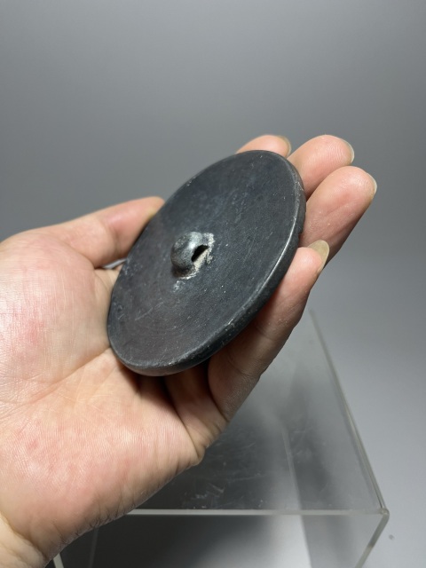 古玩銅器黑漆古銅鏡拍賣,當前價格1580元