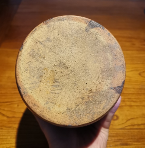 古玩陶瓷明代·醬釉弦紋梅瓶（公元1368-1644）拍賣，當前價格350元