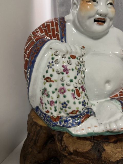 古玩陶瓷彌勒佛塑像拍賣,當前價格5999元