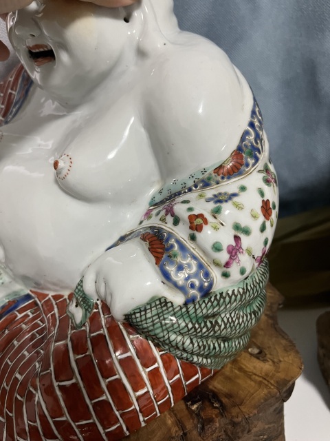 古玩陶瓷彌勒佛塑像拍賣,當前價格5999元
