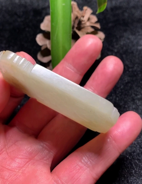 古玩玉器清代山水清音詩文玉牌拍賣,當前價格42000元