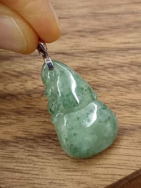 古玩玉器小精品天然翡翠掛件346拍賣，當(dāng)前價(jià)格346元