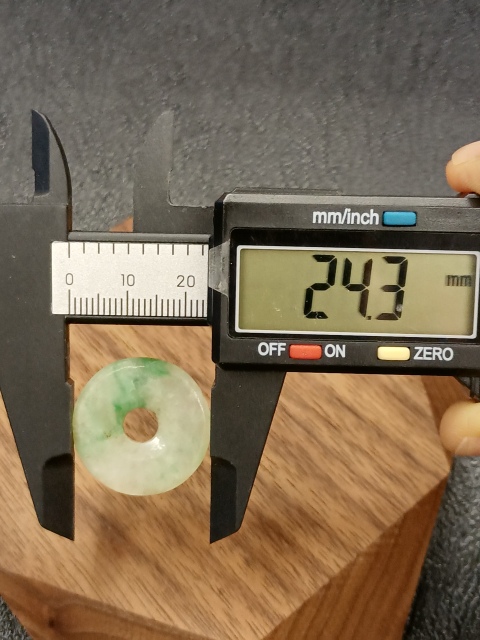 古玩玉器清.精品天然裴翠平安扣990拍賣，當前價格990元