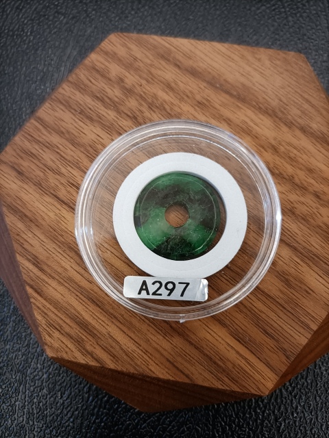古玩玉器清.翡翠平安扣700拍賣，當前價格700元