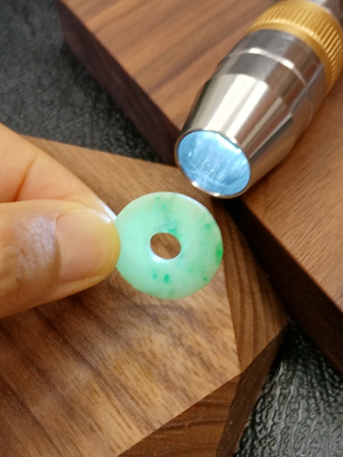古玩玉器清.翡翠平安扣299拍賣,當前價格299元