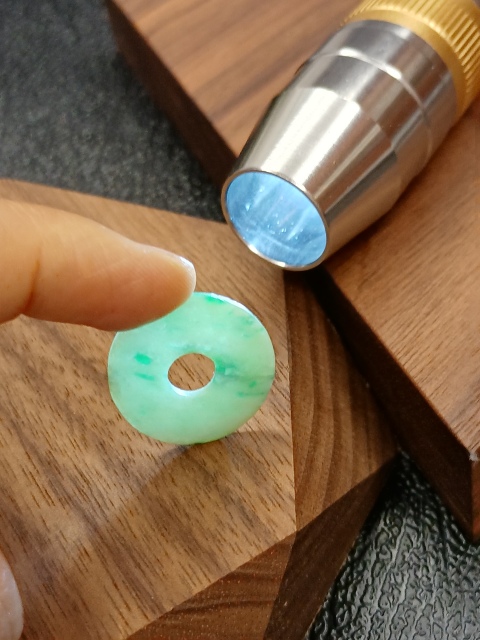 古玩玉器清.翡翠平安扣299拍賣,當前價格299元