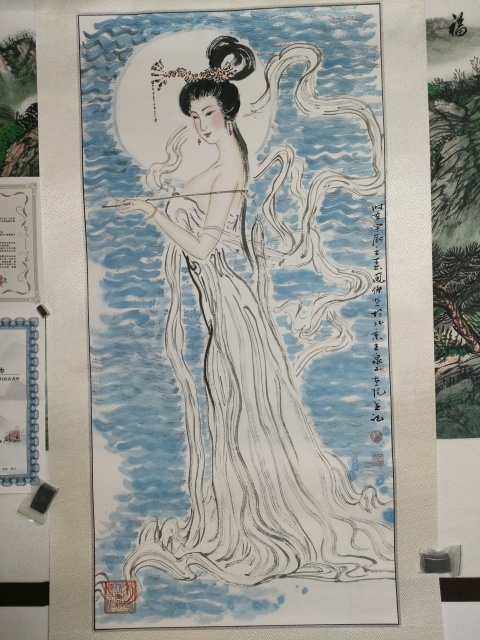 古玩字畫大紅袍畫家魏鳳杰作品拍賣，當前價格2800元