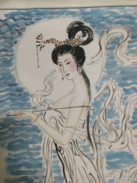 古玩字畫大紅袍畫家魏鳳杰作品拍賣，當前價格2800元
