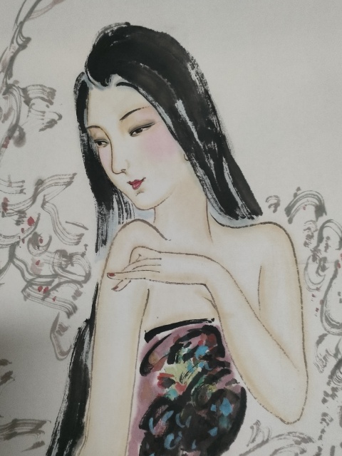 古玩字畫大紅袍魏鳳杰榮寶齋展覽原作拍賣，當前價格2800元