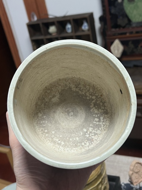 古玩陶瓷清代青花加彩趕珠龍紋筒式爐拍賣，當(dāng)前價格2200元