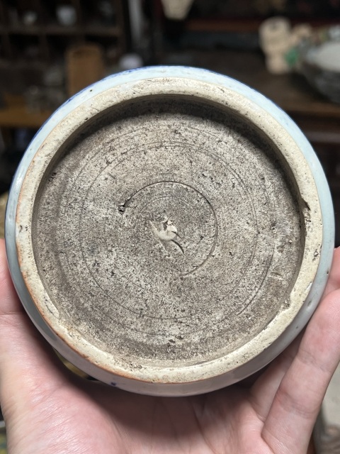 古玩陶瓷清代青花加彩趕珠龍紋筒式爐拍賣，當(dāng)前價格2200元