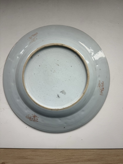 古玩陶瓷雍正·粉彩花卉紋折腰盤拍賣，當前價格2600元