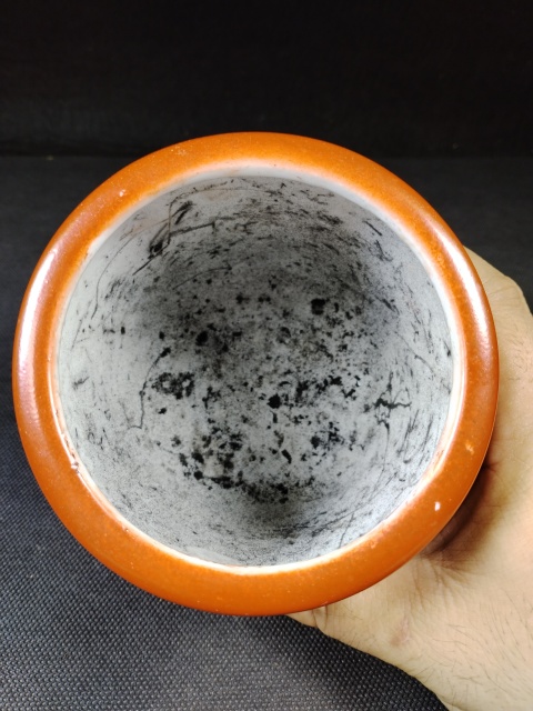 古玩陶瓷(全品)解放初期567手繪粉彩龍鳳呈祥桶爐拍賣,當前價格88元