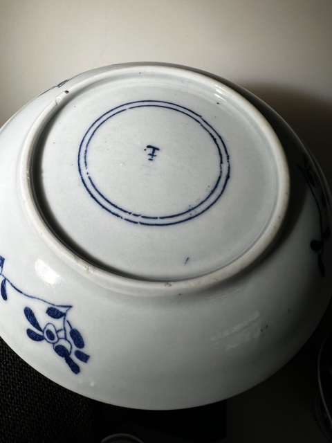 古玩陶瓷民國 青花貼花人物紋杯碟拍賣,當前價格350元
