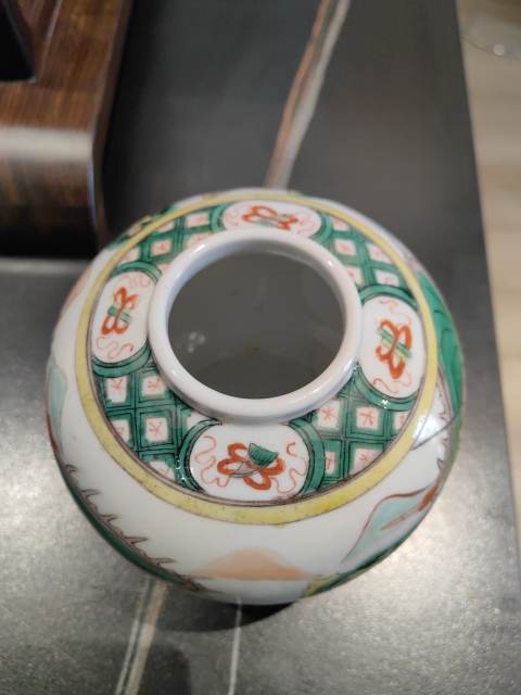 古玩陶瓷關羽護趙云救阿斗故事紋五彩罐拍賣，當前價格1788元