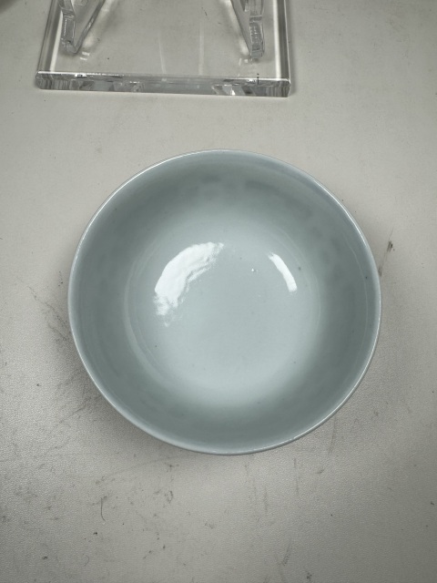 古玩陶瓷雍正·青花饕餮紋茶碗拍賣,當前價格9800元