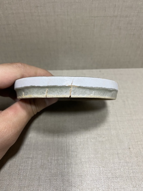 古玩陶瓷龍泉青瓷雙魚標本拍賣,當前價格600元