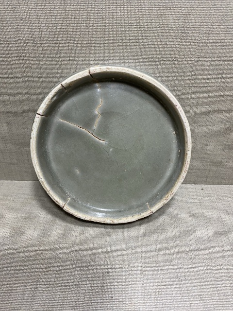 古玩陶瓷龍泉青瓷雙魚標本拍賣,當前價格600元
