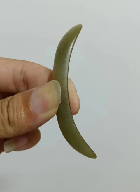 古玩玉器清代翡翠發簪拍賣,當前價格1280元