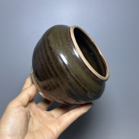 古玩陶瓷金元時期·茶葉末釉茶葉罐拍賣,當前價格788元