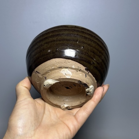 古玩陶瓷金元時期·茶葉末釉茶葉罐拍賣,當前價格788元