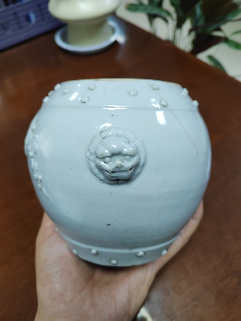 古玩陶瓷德化窯蓋罐拍賣,當前價格288元