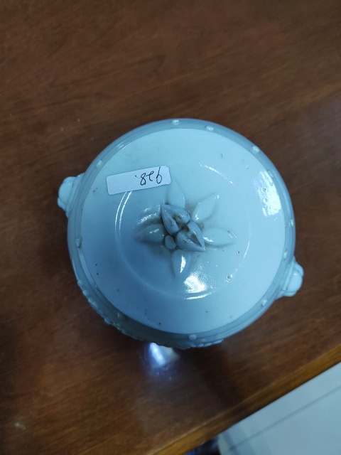 古玩陶瓷德化窯蓋罐拍賣,當前價格288元