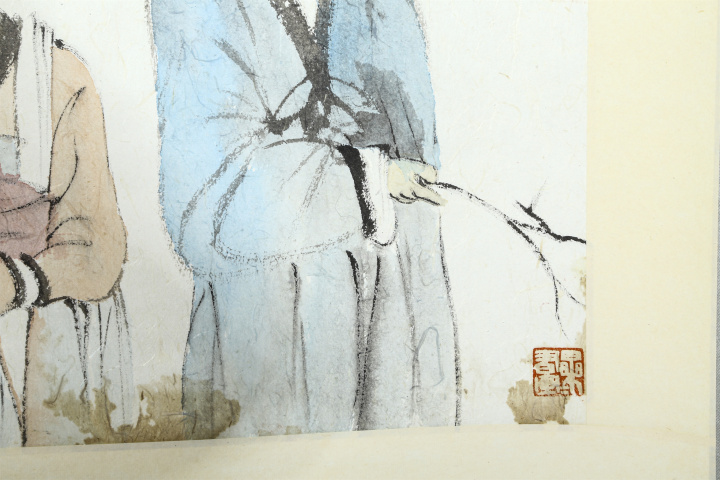 古玩字畫當代·徐樂樂 仕女立軸拍賣，當前價格13000元