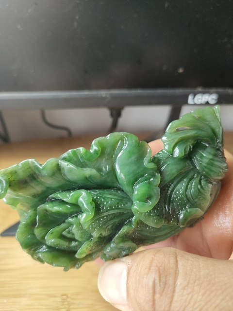 古玩玉器俄碧玉雕“百財擺件”拍賣,當前價格1000元