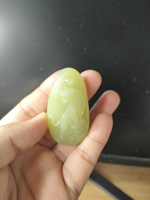 古玩玉器新疆黃口和田玉吊墜拍賣,當(dāng)前價(jià)格2800元