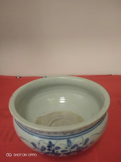 古玩陶瓷青花花卉紋香爐拍賣，當(dāng)前價格1265元