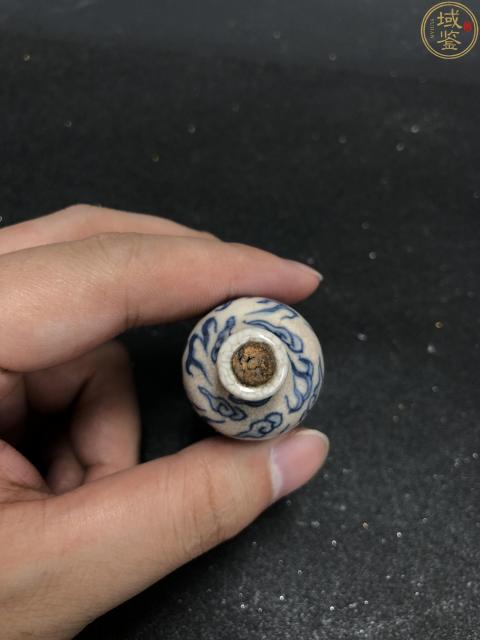 古玩陶瓷道光喂瓷官窯款青花五爪龍鼻煙壺拍賣,當前價格4980元