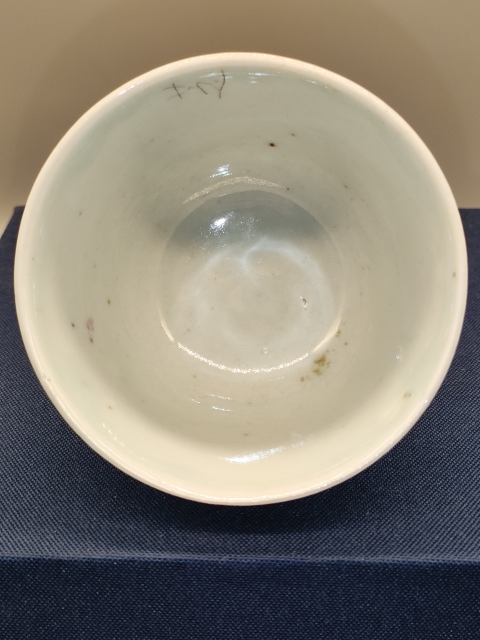 古玩陶瓷清末民初,粉彩海晏河清圖仰鐘杯拍賣,當前價格480元