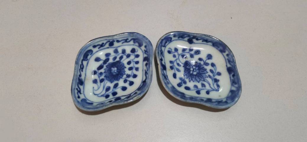 古玩陶瓷青花匙碟拍賣,當前價格900元