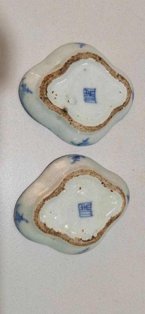 古玩陶瓷青花匙碟拍賣,當前價格900元