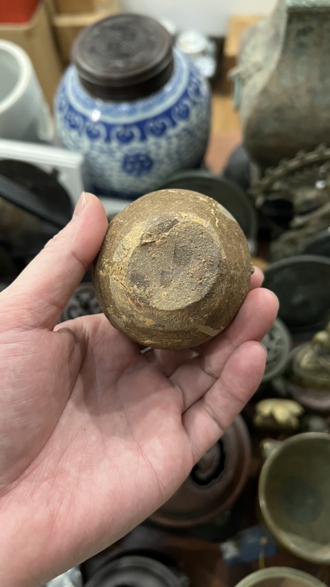 古玩陶瓷宋元褐釉罐拍賣(mài),當(dāng)前價(jià)格199元