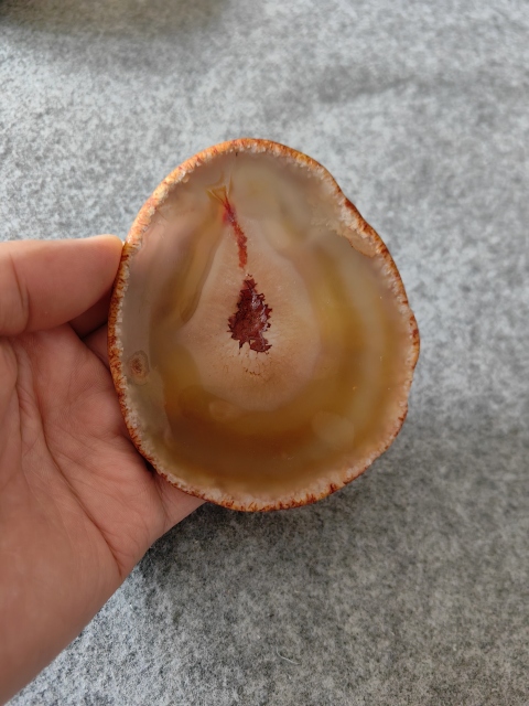 古玩玉器瑪瑙切片拍賣，當前價格288元