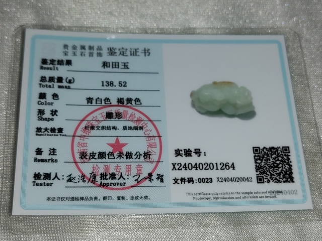 古玩雜項玉把件拍賣，當前價格7888元