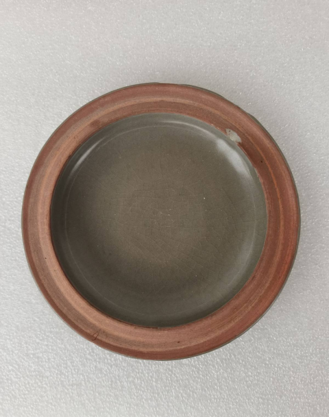 古玩陶瓷龍泉蓮瓣紋蓋拍賣，當前價格600元