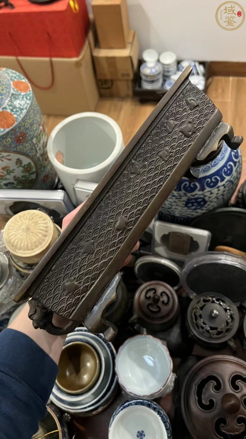 古玩雜項大明宣德底款銅盆拍賣，當前價格1999元
