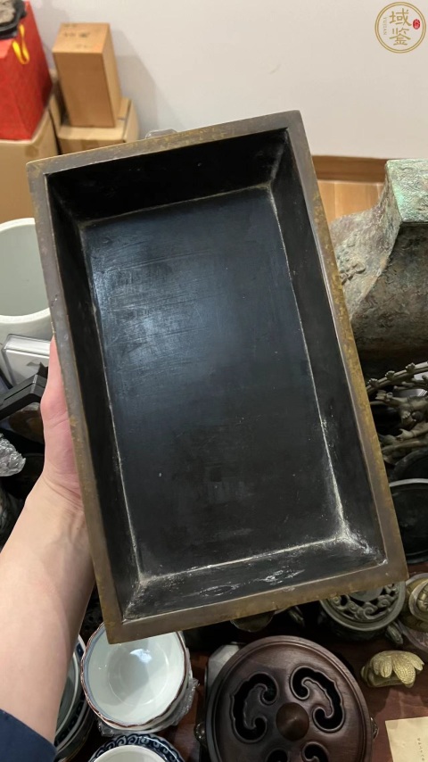 古玩雜項大明宣德底款銅盆拍賣，當前價格1999元