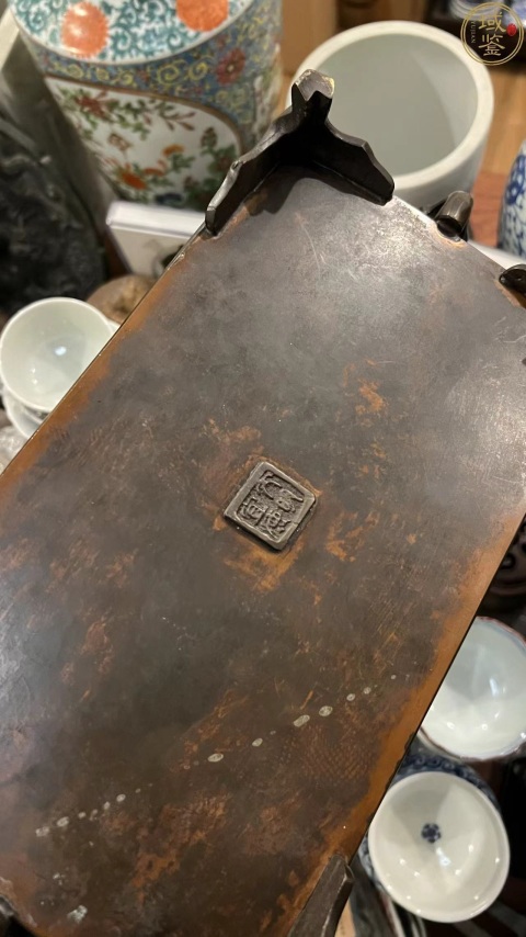 古玩雜項大明宣德底款銅盆拍賣，當前價格1999元