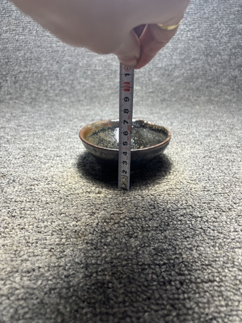 古玩陶瓷館藏級精品南宋建窯油滴盞茶漏拍賣，當前價格198元
