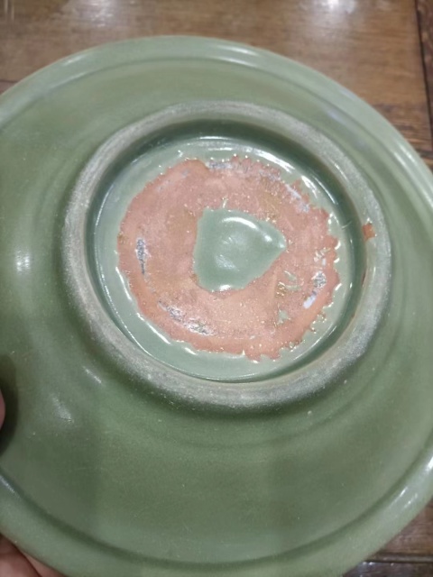 古玩陶瓷龍泉窯青釉盤拍賣，當前價格12600元