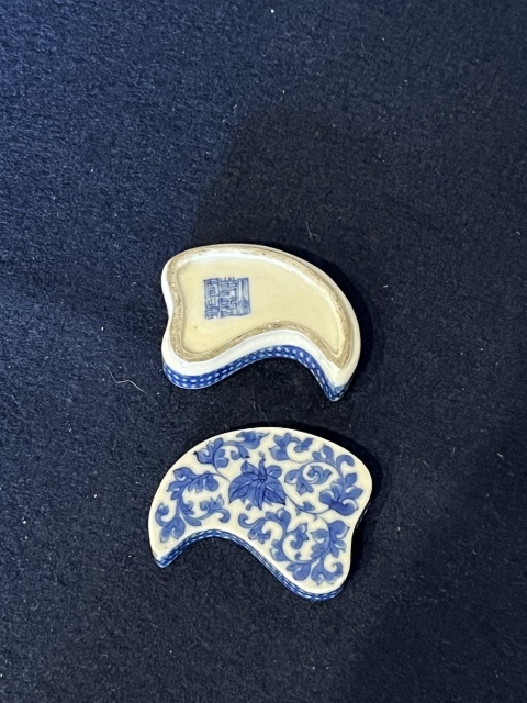 古玩陶瓷乾隆青花纏枝蓮紋葉型蓋盒拍賣，當(dāng)前價(jià)格6000元