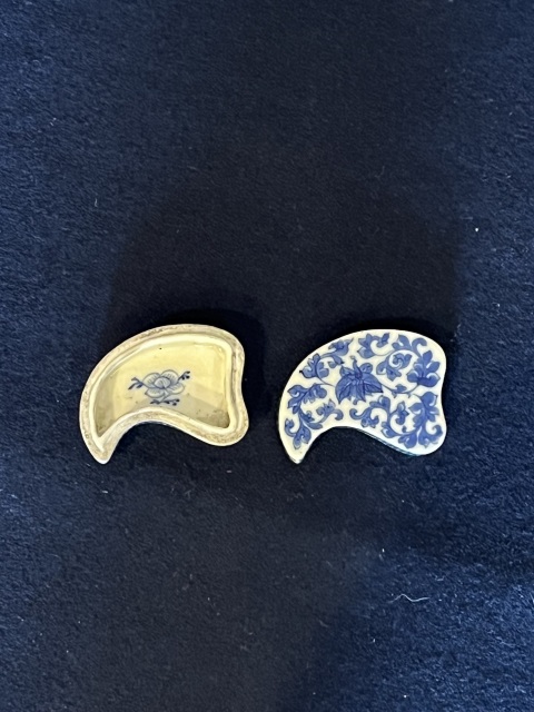 古玩陶瓷乾隆青花纏枝蓮紋葉型蓋盒拍賣，當(dāng)前價(jià)格6000元