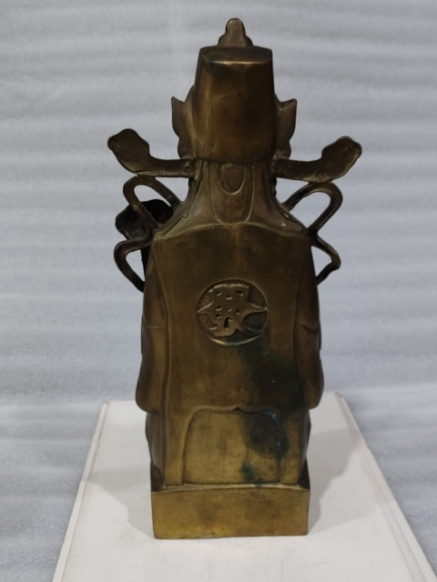 古玩雜項銅財神擺件拍賣,當前價格688元