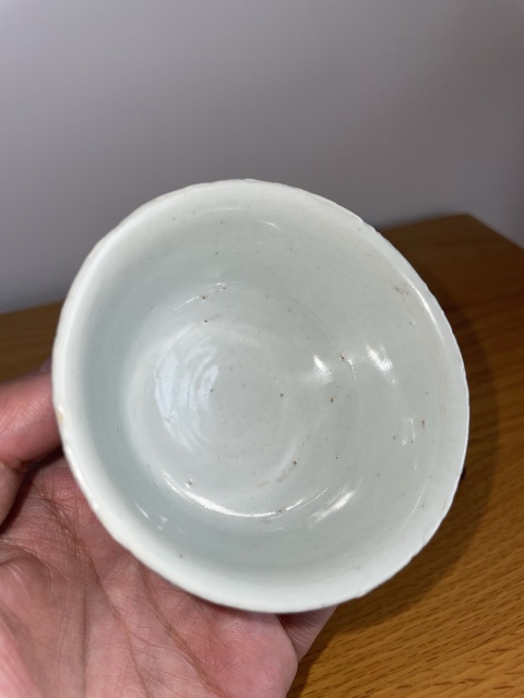 古玩陶瓷清早期霽藍釉茶杯拍賣,當前價格3299元