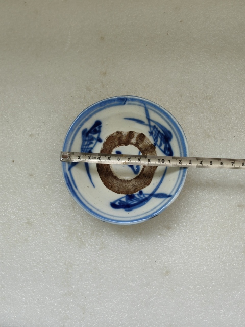 古玩陶瓷青花年年有余紋茶碗拍賣，當(dāng)前價(jià)格398元