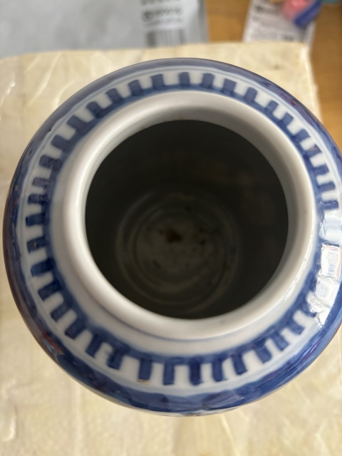 古玩陶瓷博古圖青花罐拍賣，當前價格1300元